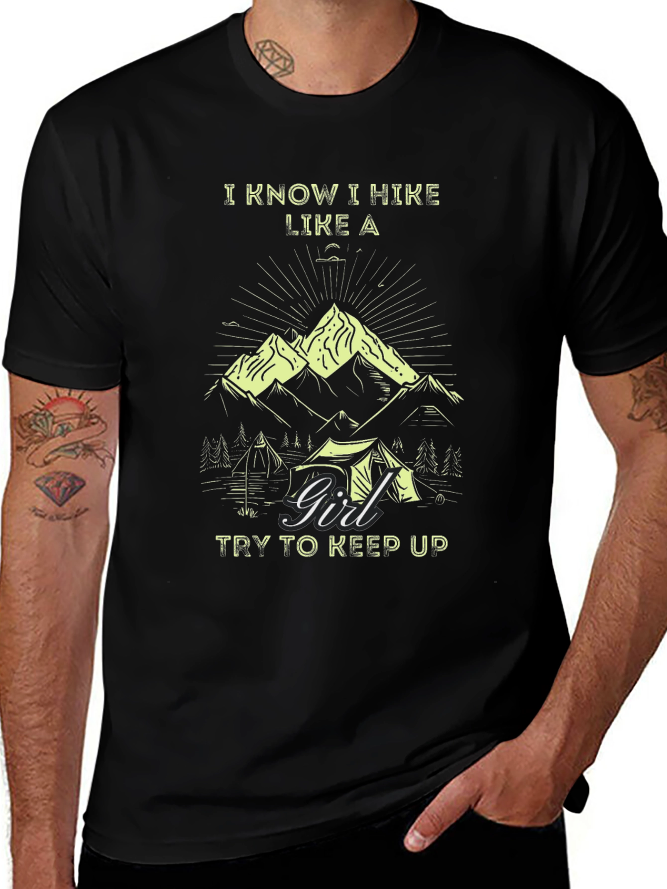 I Hike Like A Girl T-Shirt