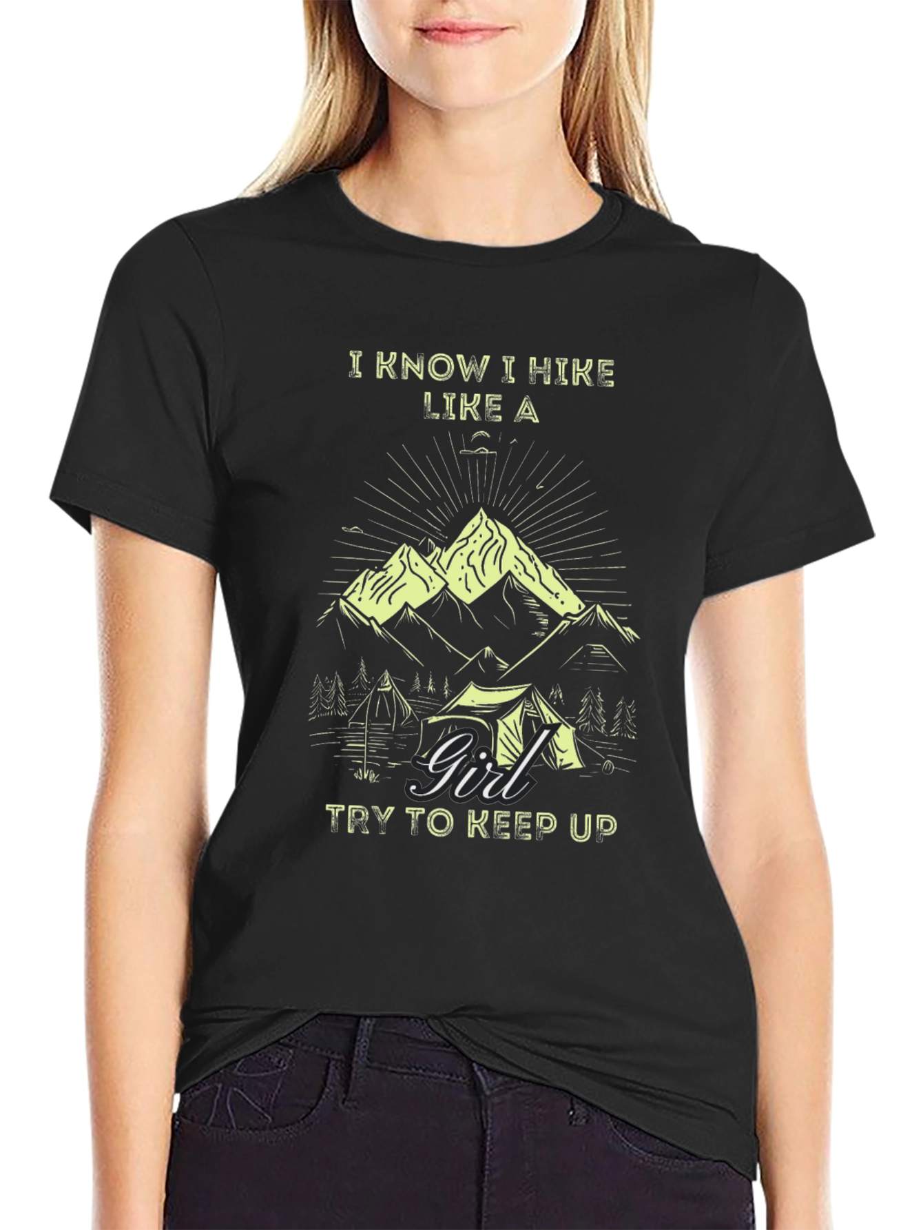 I Hike Like A Girl T-Shirt