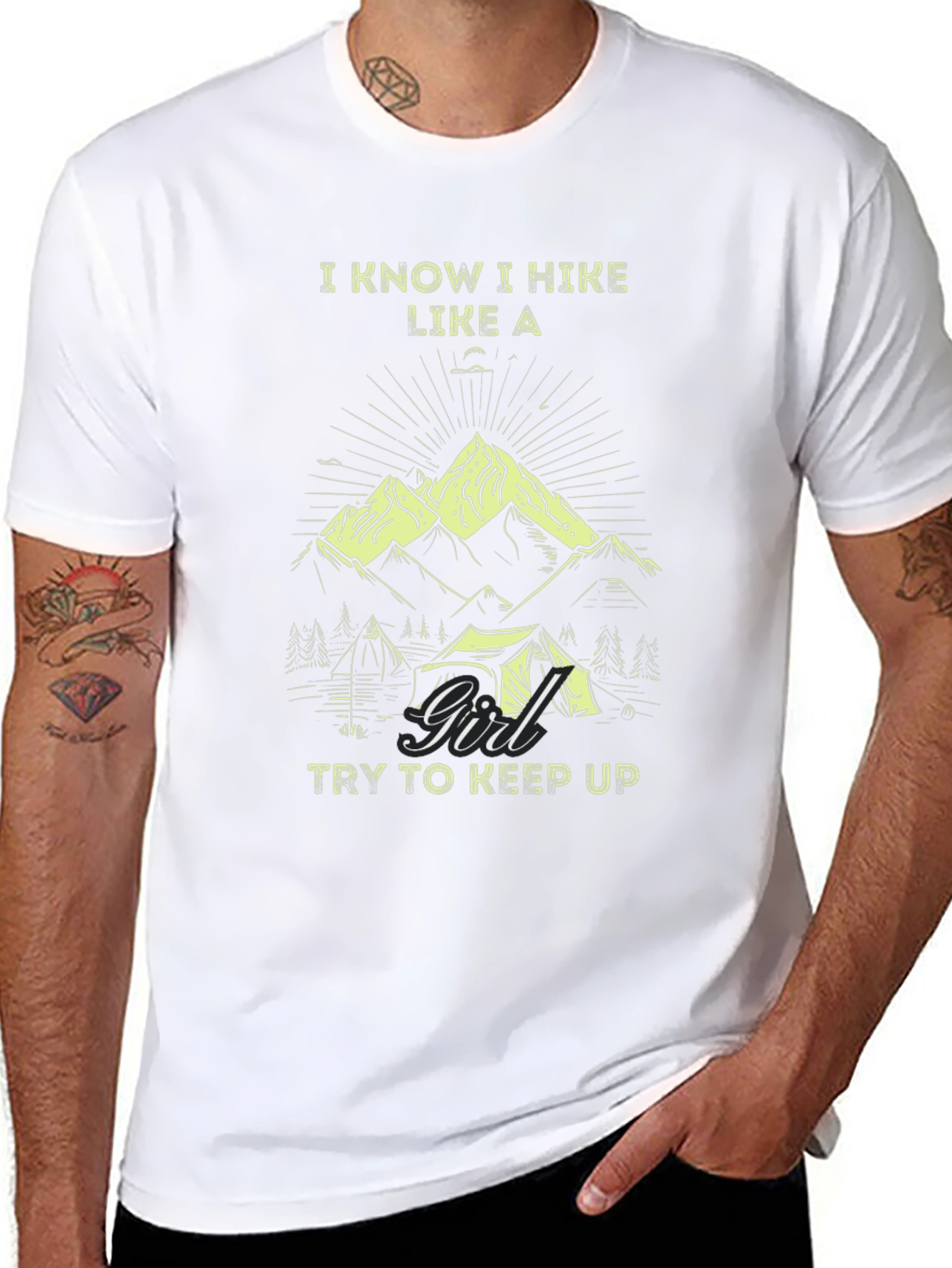 I Hike Like A Girl T-Shirt