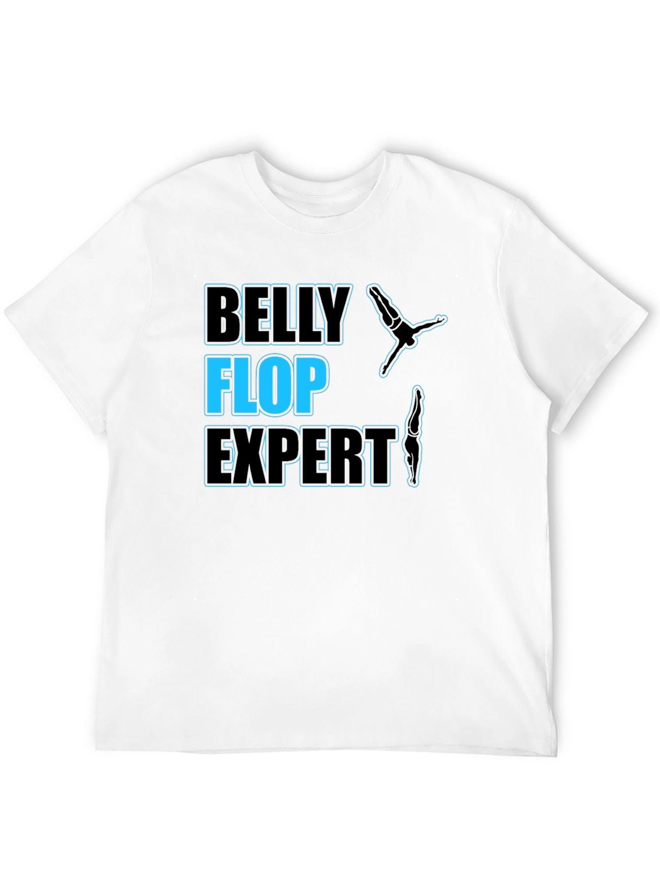 Belly Flop Expert T-Shirt - Funny Dive Design