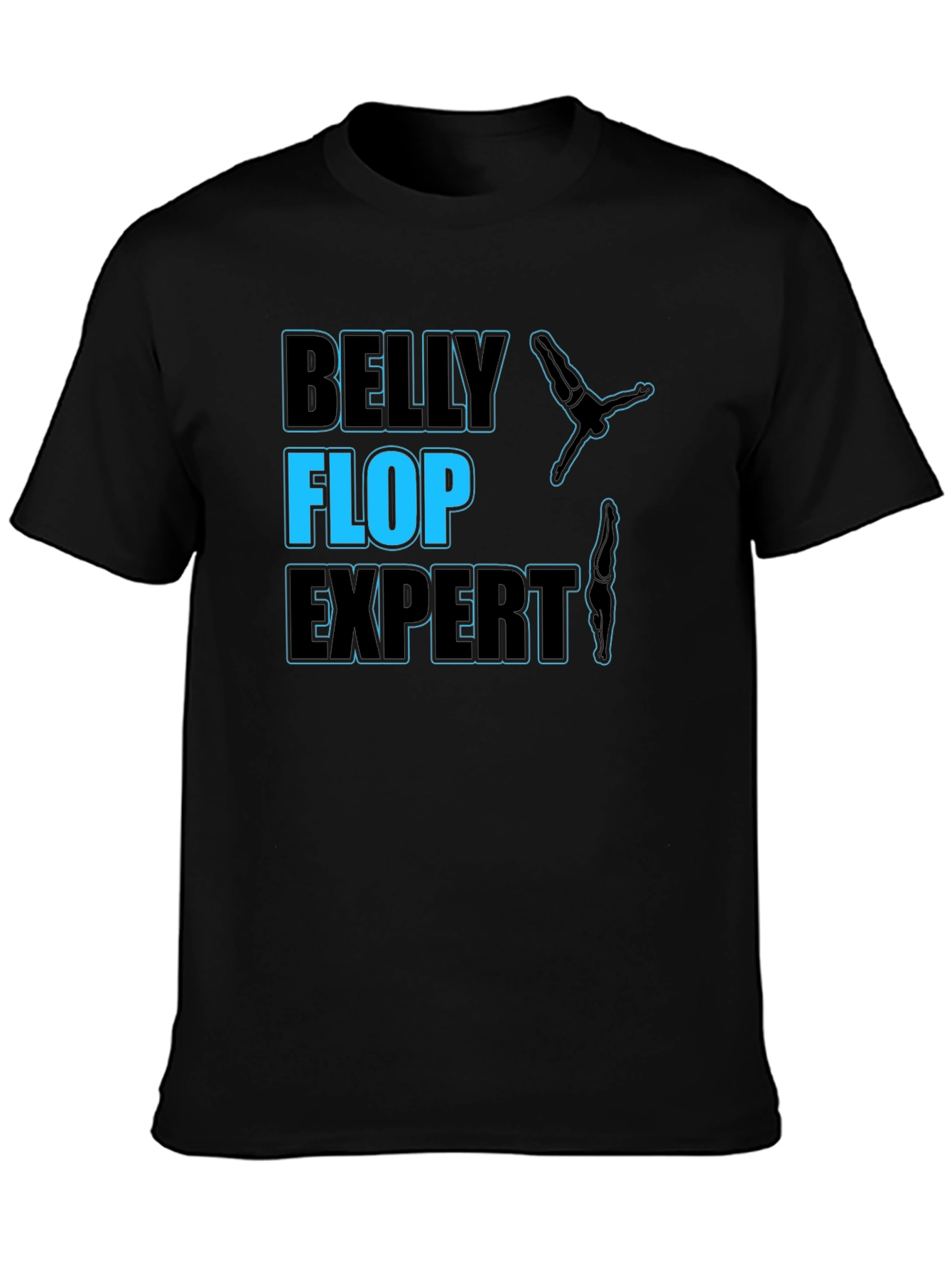 Belly Flop Expert T-Shirt - Funny Dive Design