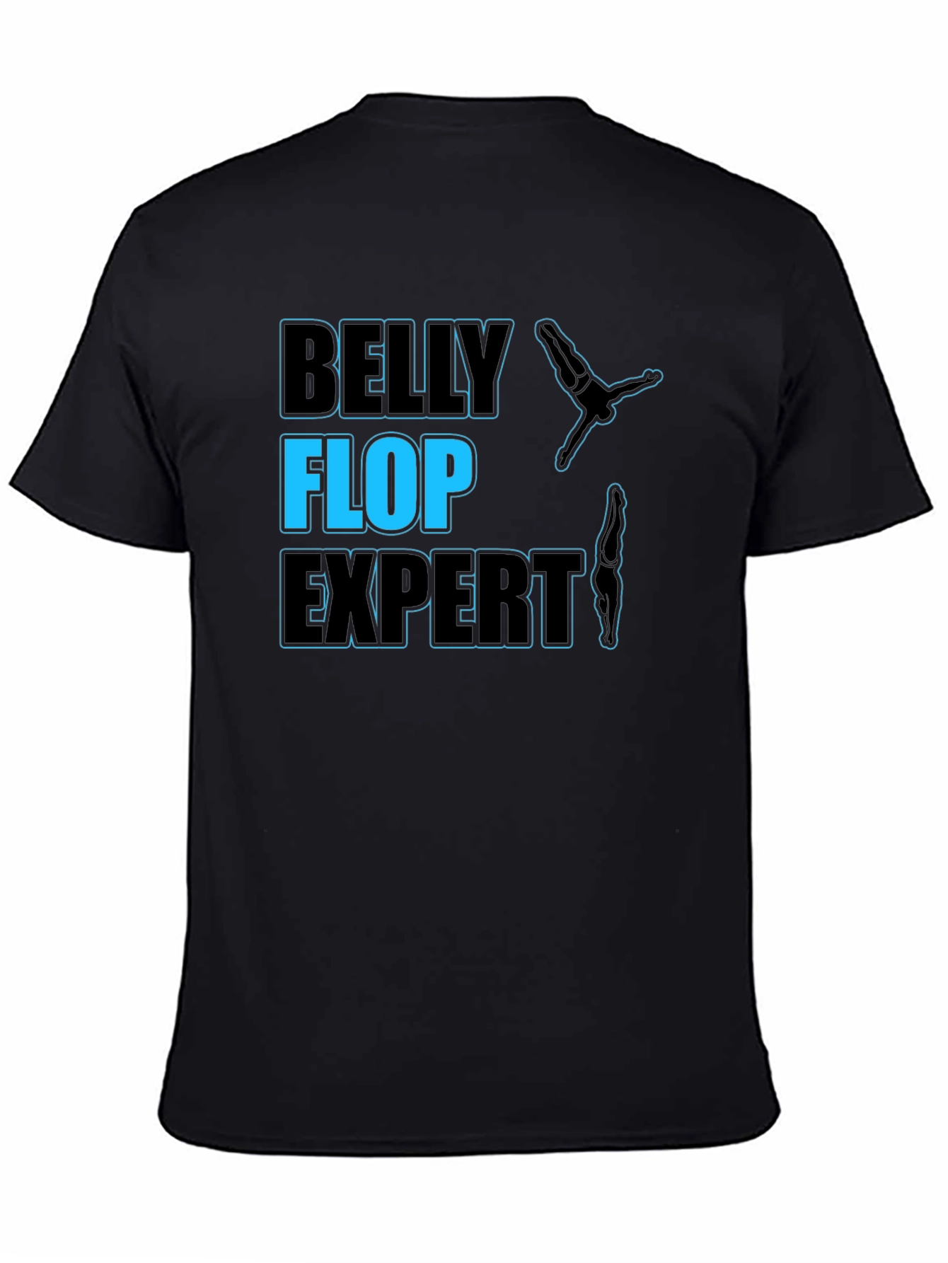 Belly Flop Expert T-Shirt - Funny Dive Design