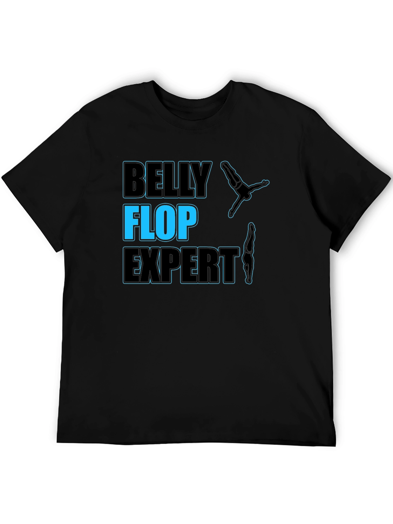Belly Flop Expert T-Shirt - Funny Dive Design