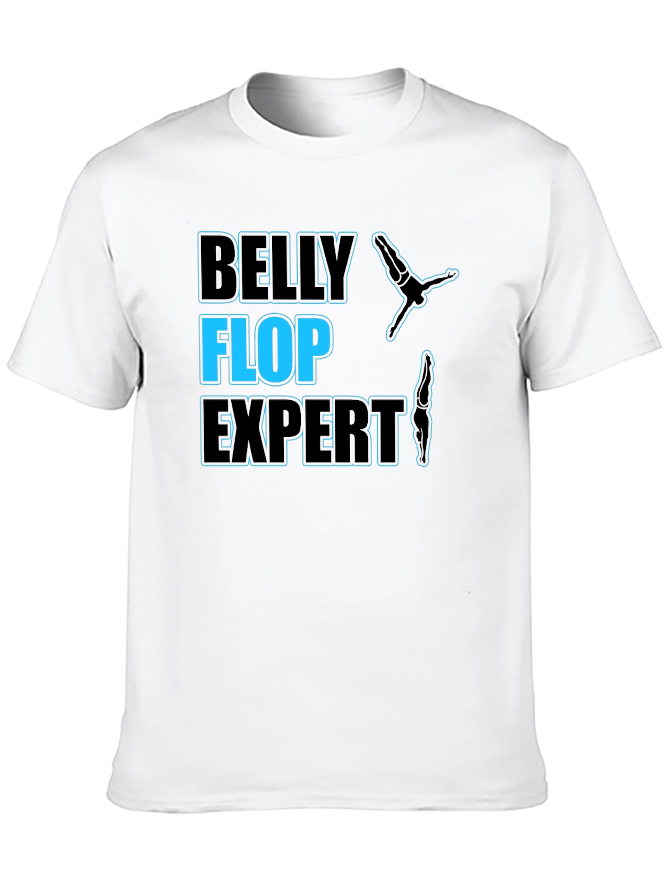 Belly Flop Expert T-Shirt - Funny Dive Design