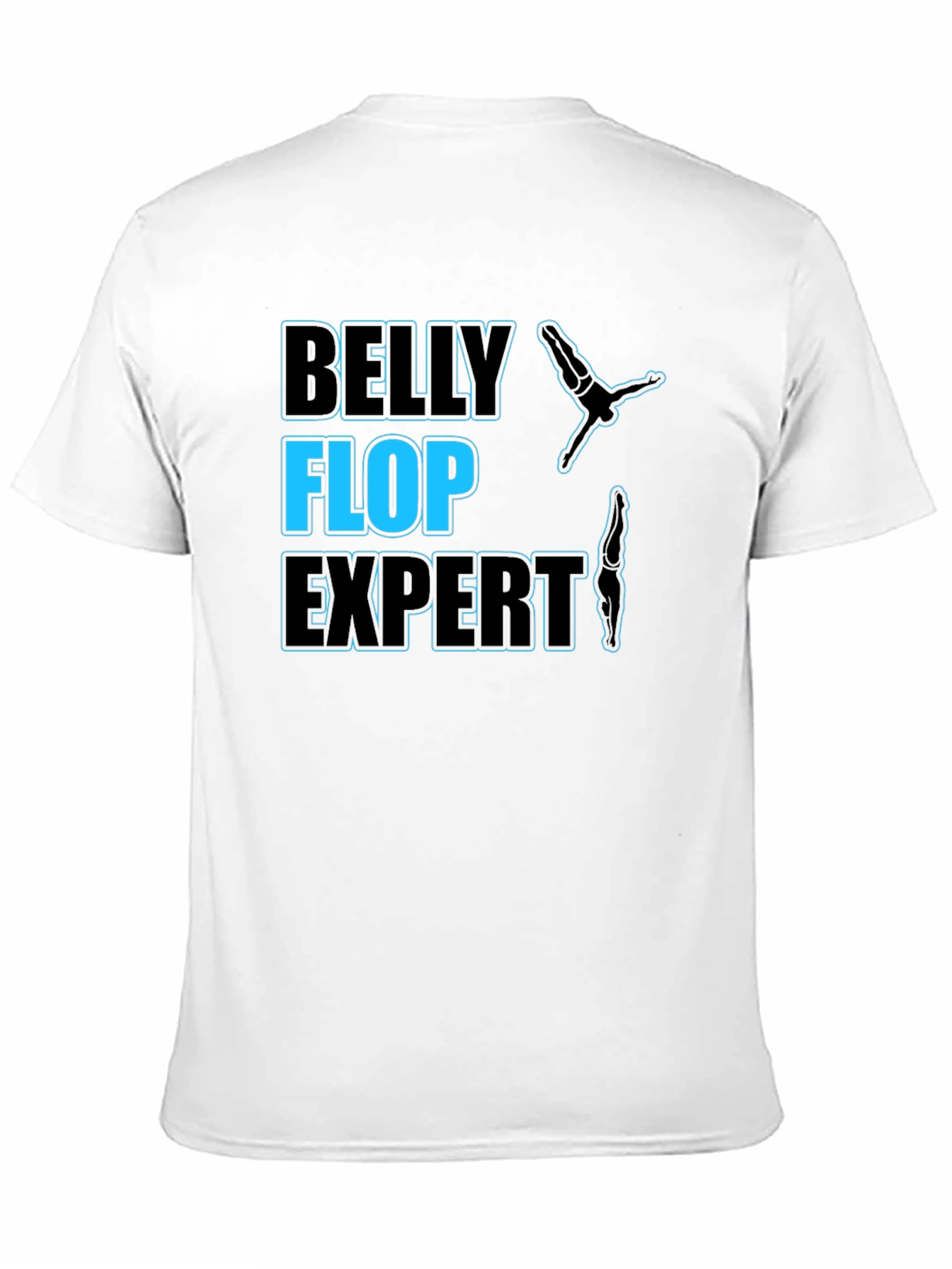 Belly Flop Expert T-Shirt - Funny Dive Design