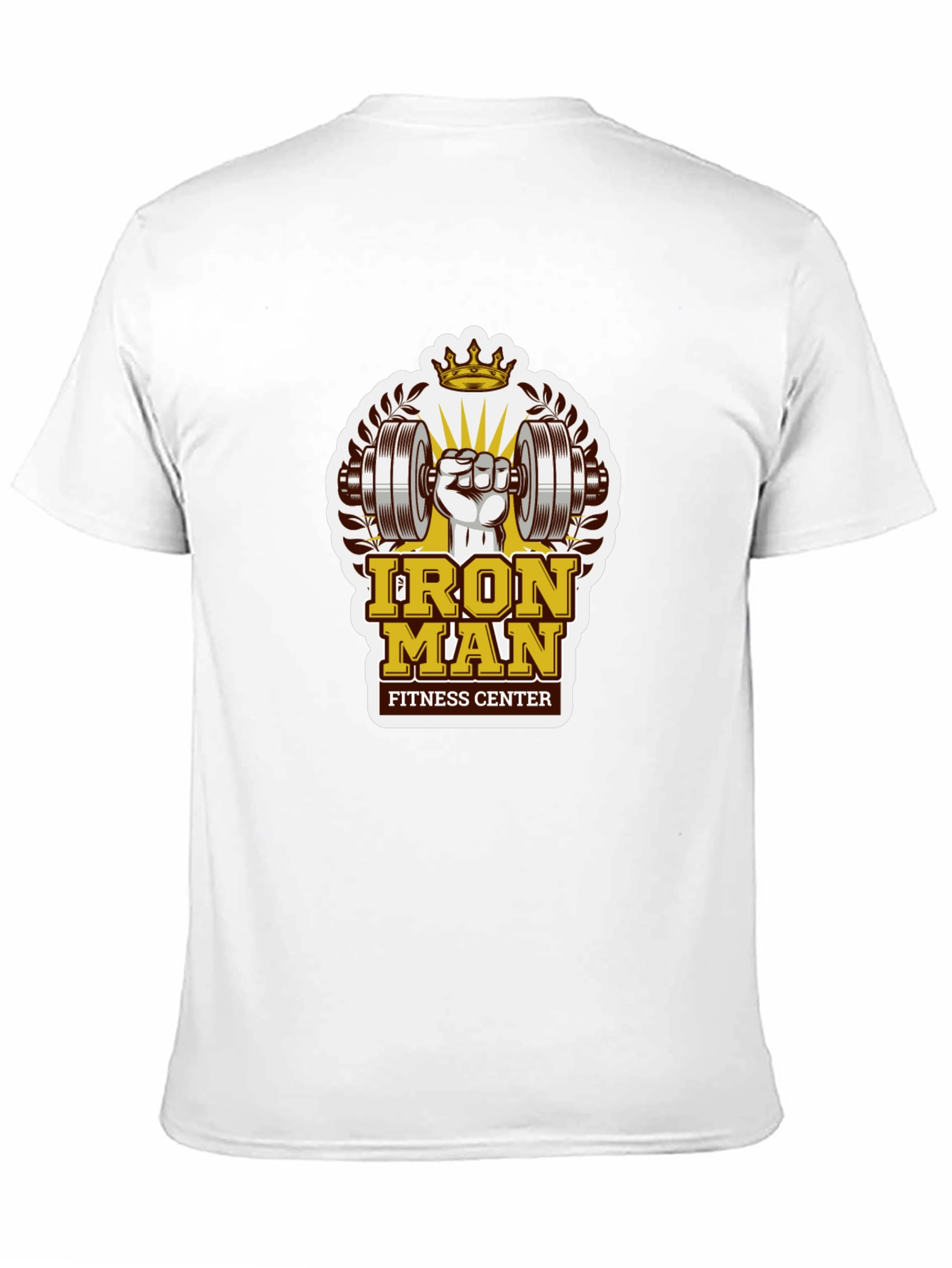 Iron Man Fitness Center Graphic T-Shirt