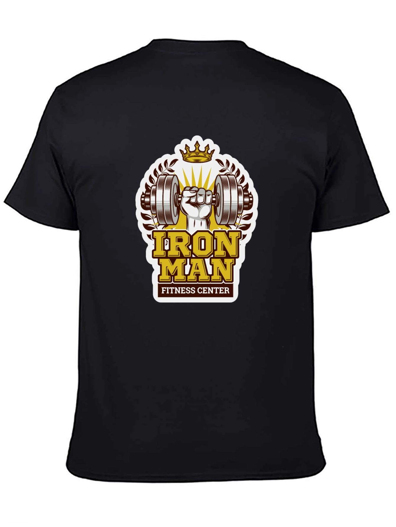 Iron Man Fitness Center Graphic T-Shirt