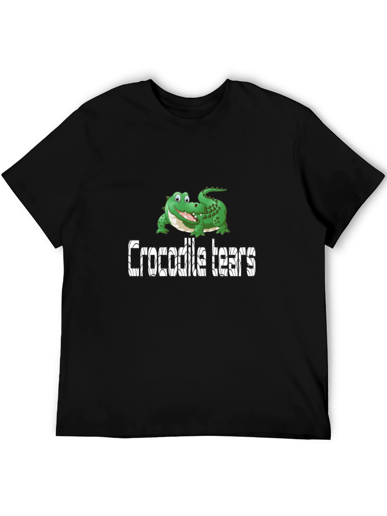 Crocodile Tears Graphic Tee - Funny Novelty T-Shirt