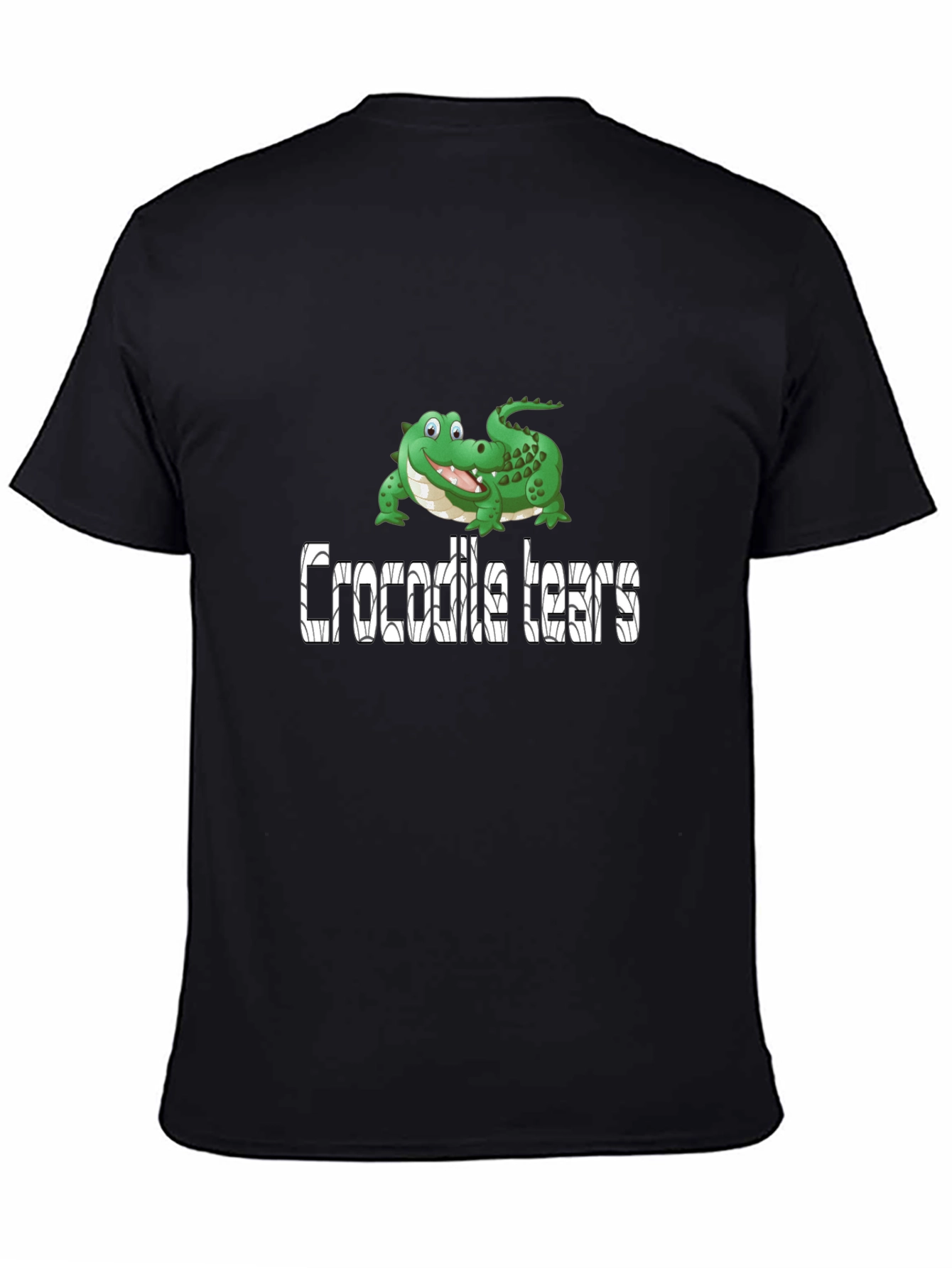 Crocodile Tears Graphic Tee - Funny Novelty T-Shirt
