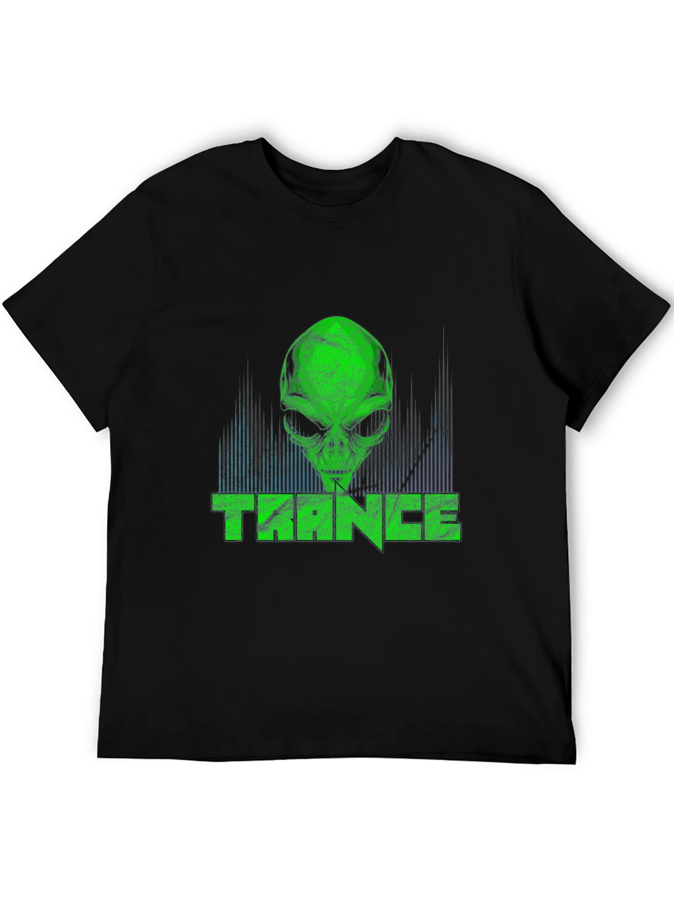 Trance Alien Graphic Tee - Cool Retro Style