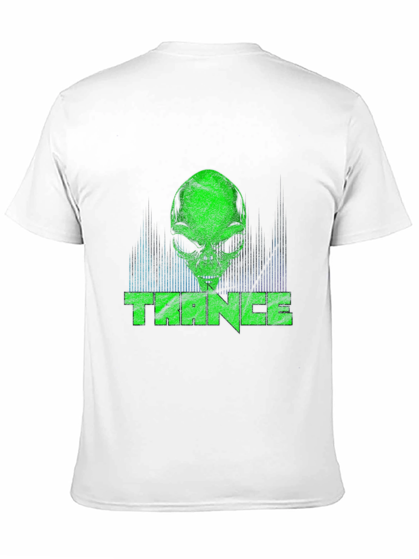 Trance Alien Graphic Tee - Cool Retro Style