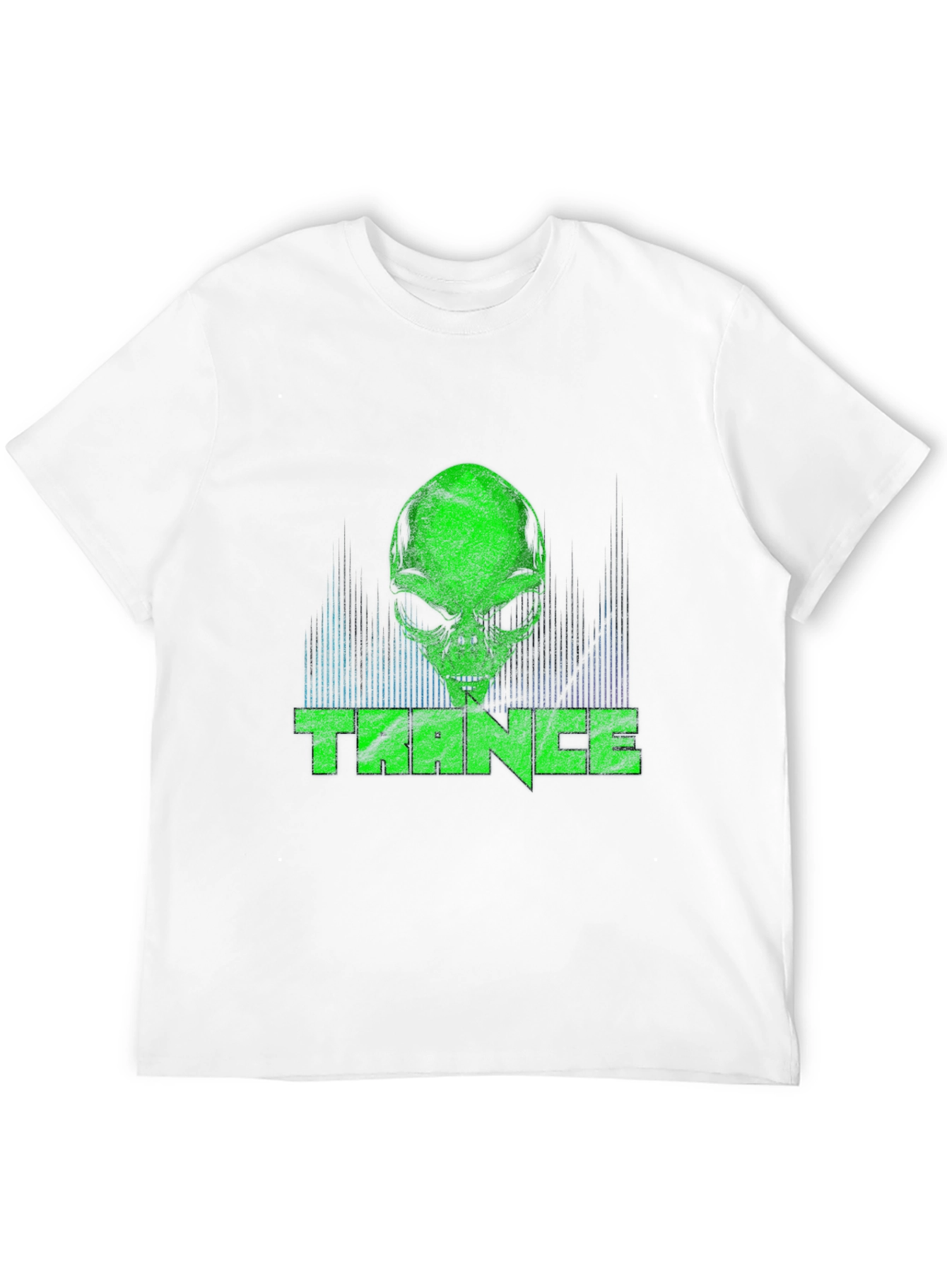 Trance Alien Graphic Tee - Cool Retro Style