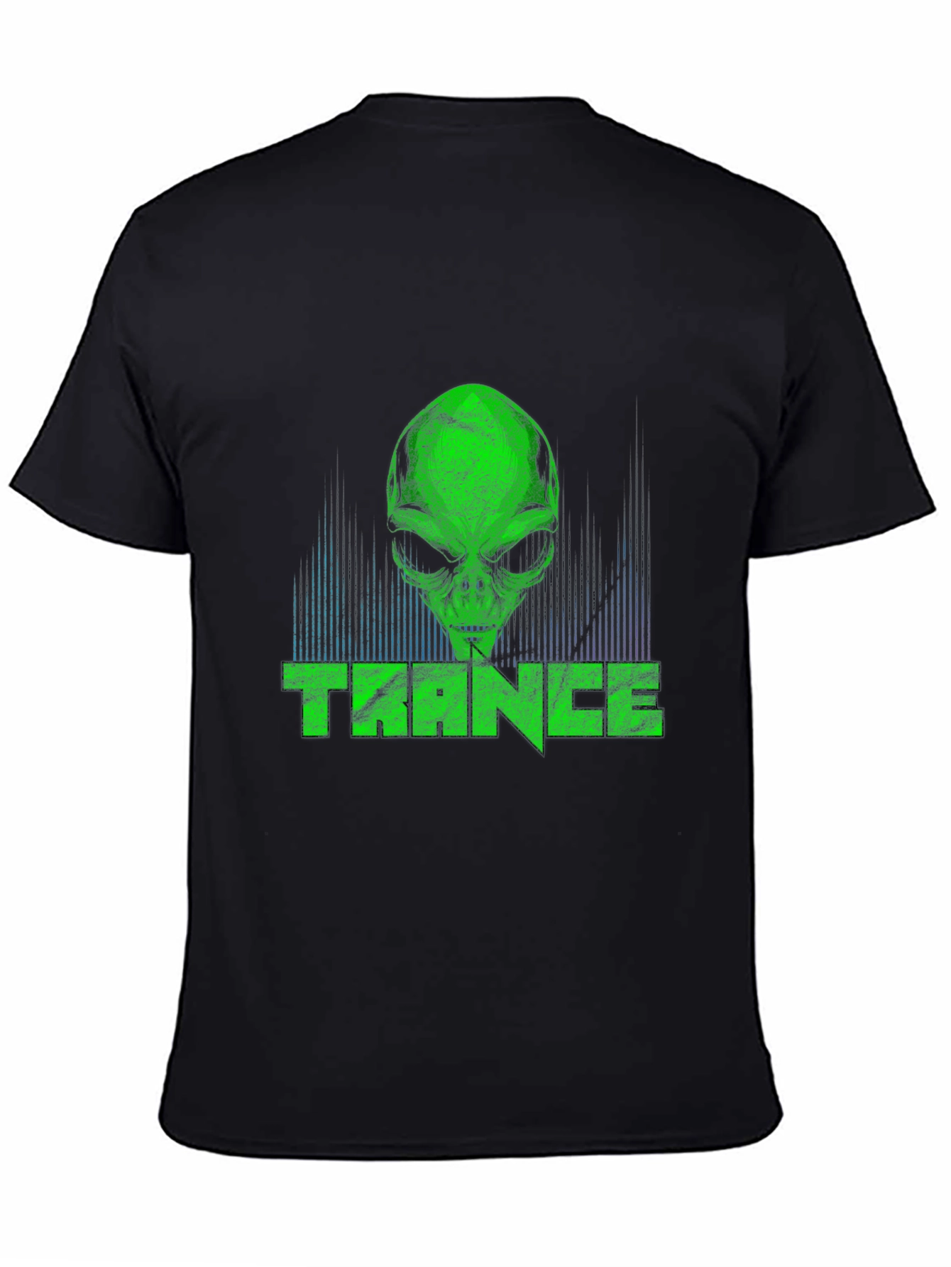 Trance Alien Graphic Tee - Cool Retro Style