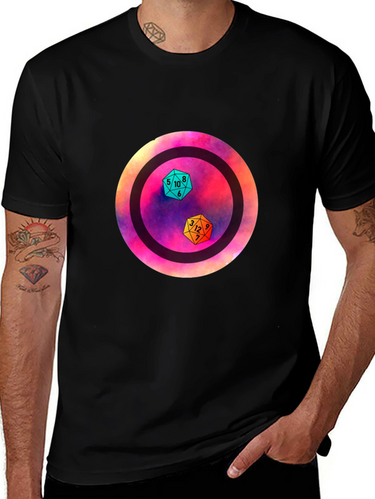 D&D Dice Graphic Tee - Gamer Apparel