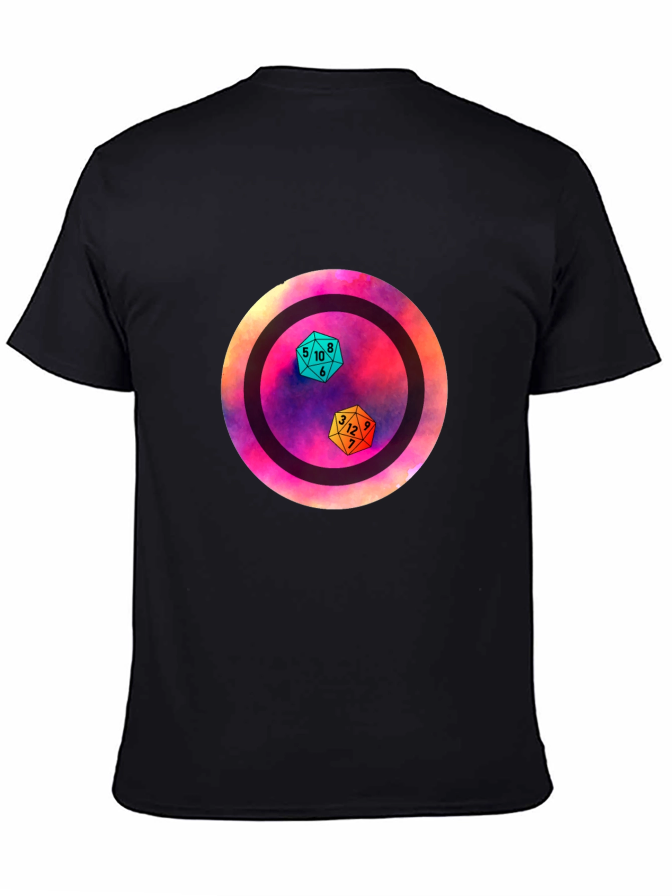 D&D Dice Graphic Tee - Gamer Apparel