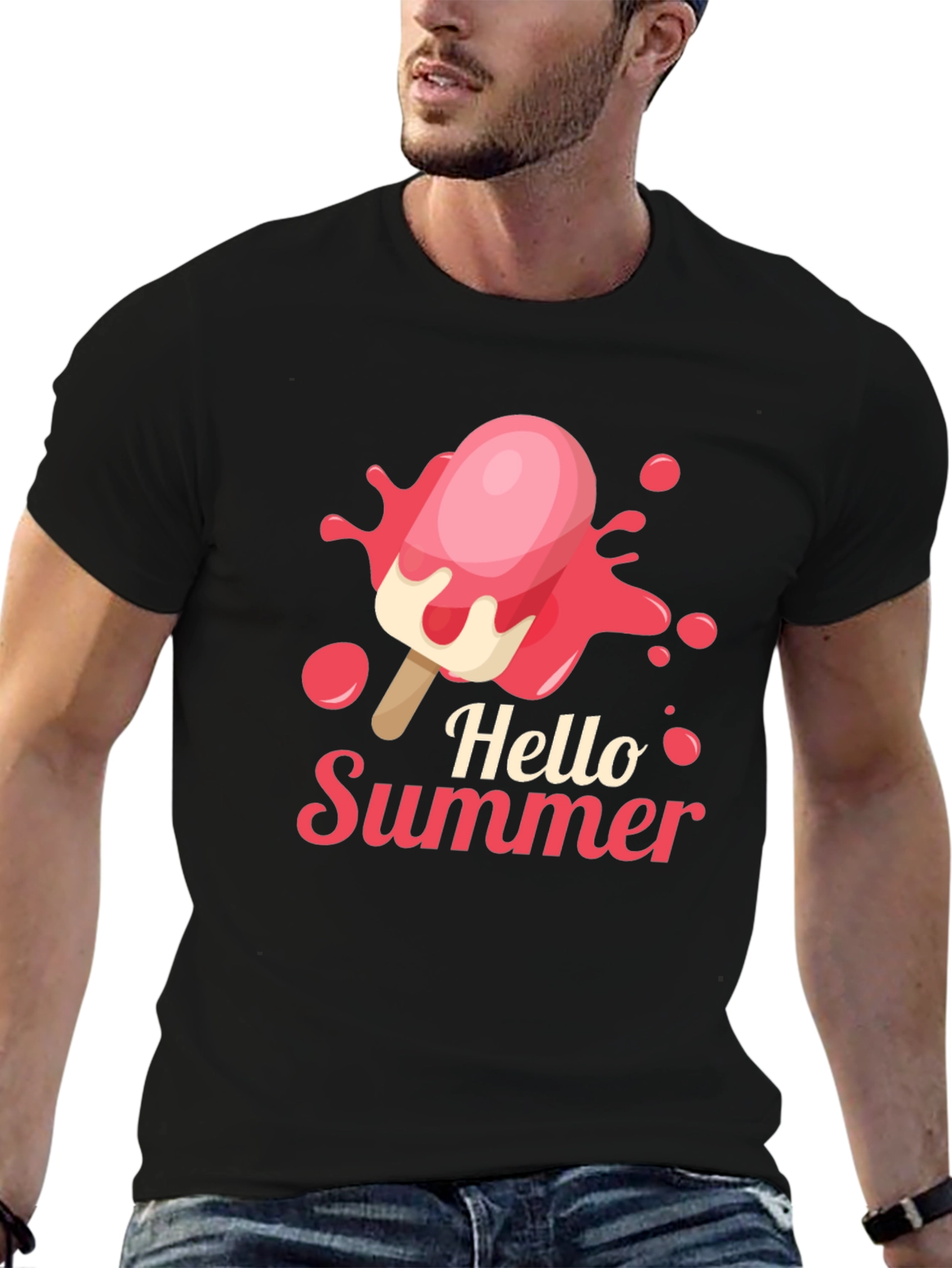 Hello Summer Graphic T-Shirt