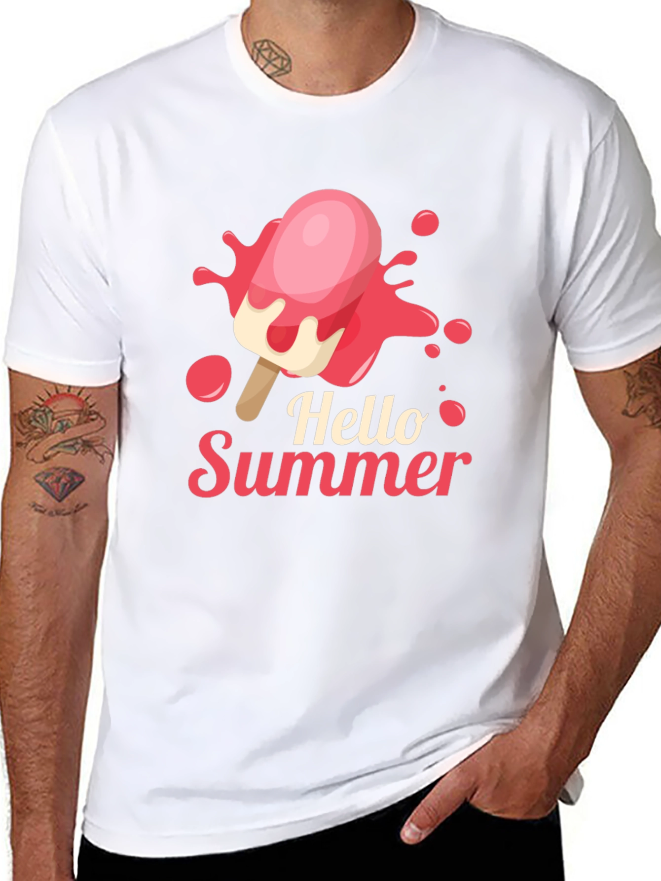 Hello Summer Graphic T-Shirt