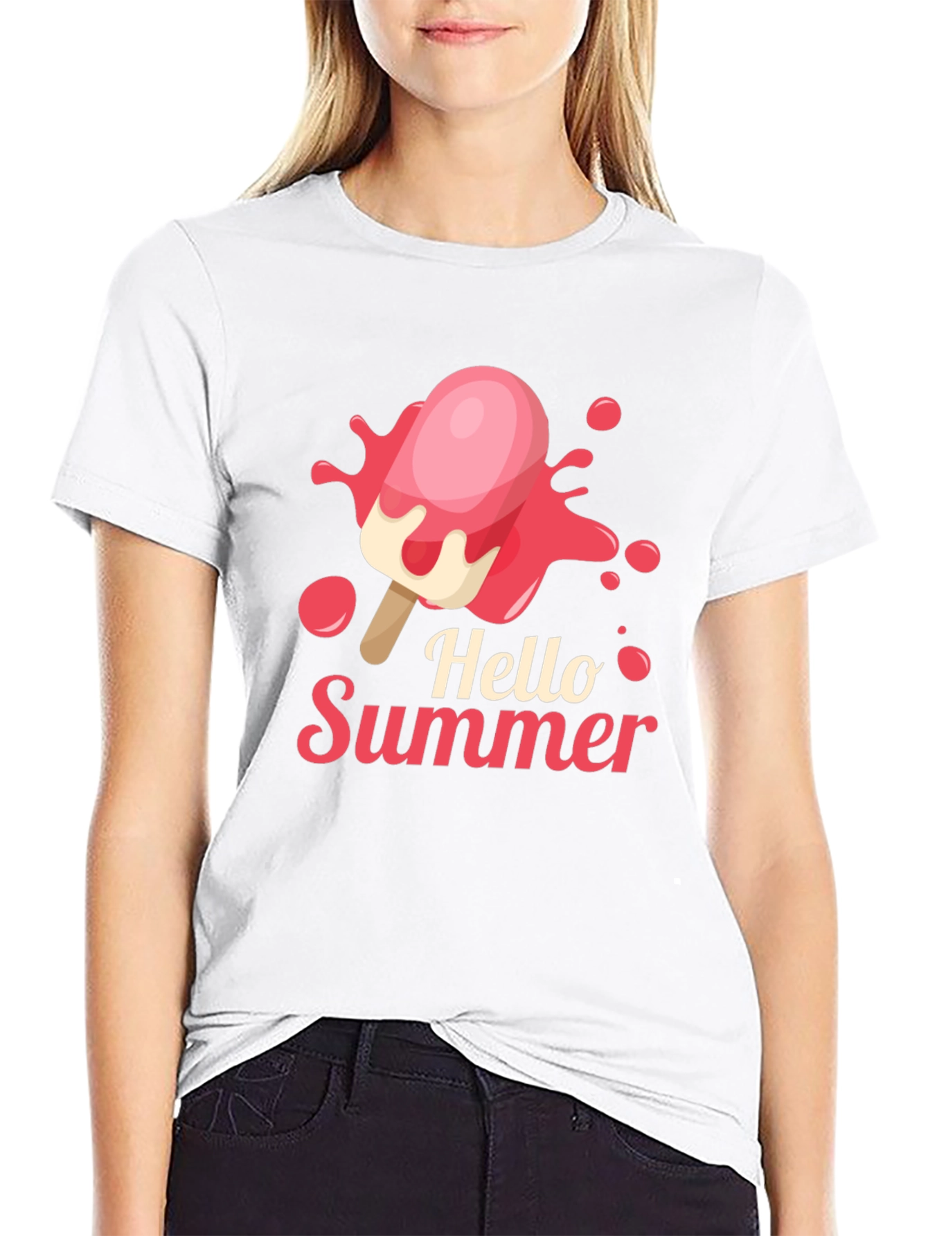 Hello Summer Graphic T-Shirt