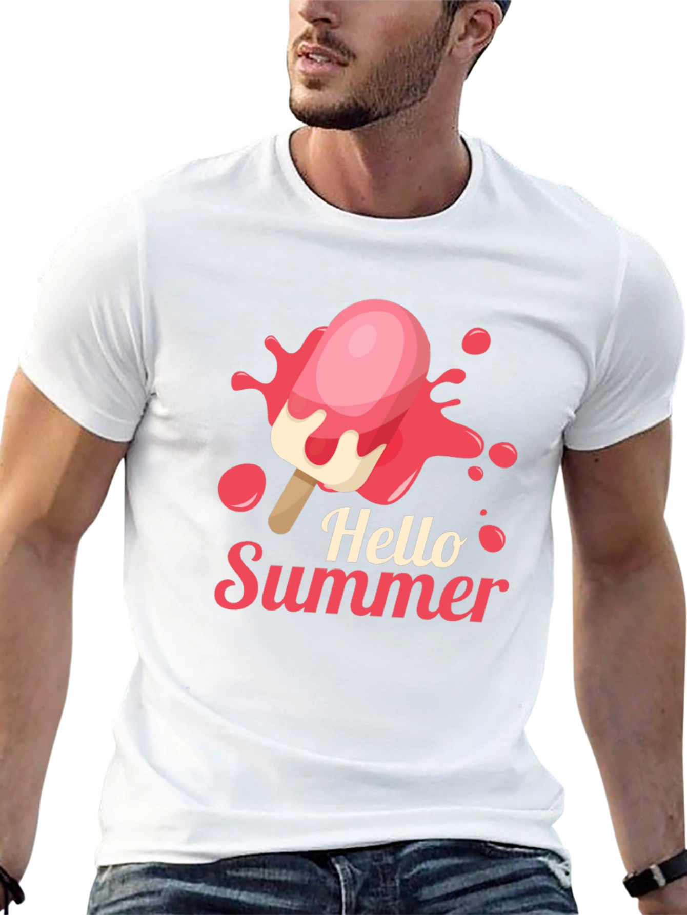 Hello Summer Graphic T-Shirt