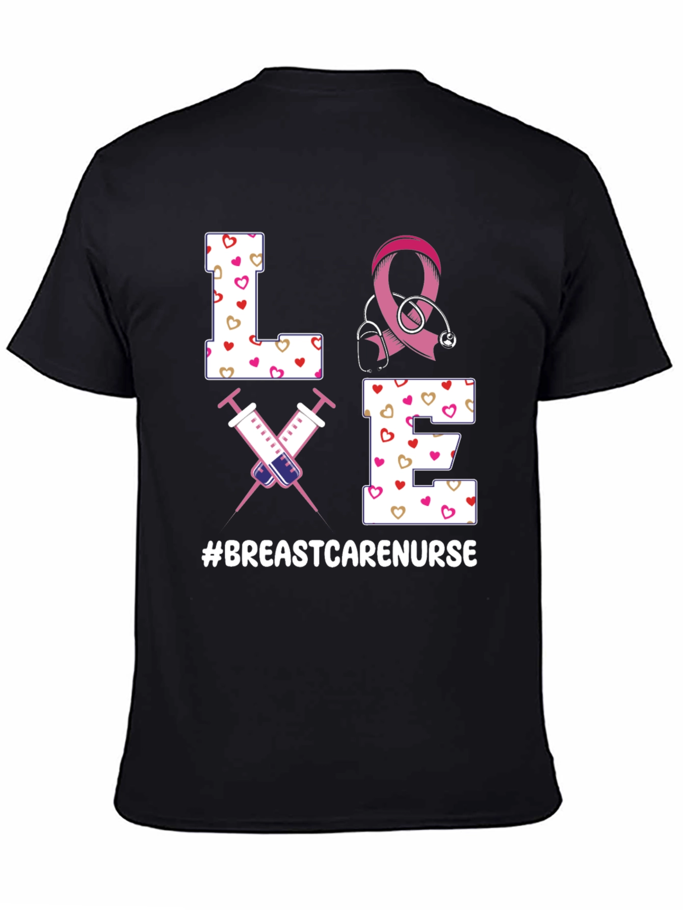 Breast Cancer Awareness Nurse T-Shirt
