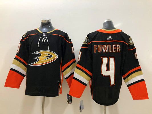 Men's Anaheim Ducks Cam Fowler #4 Black Breakaway Player Jerseys