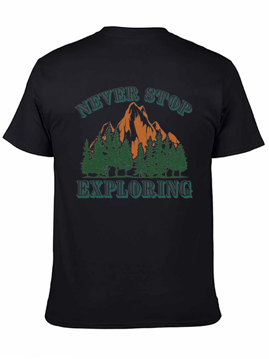 Never Stop Exploring Graphic Tee