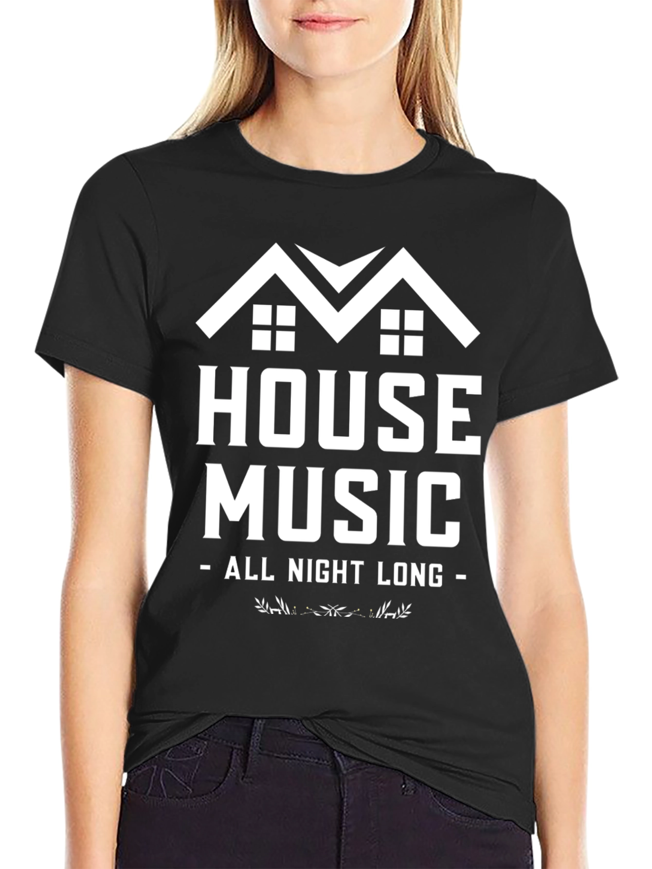 House Music All Night Long T-Shirt