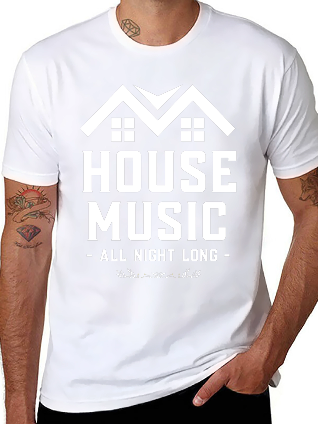 House Music All Night Long T-Shirt