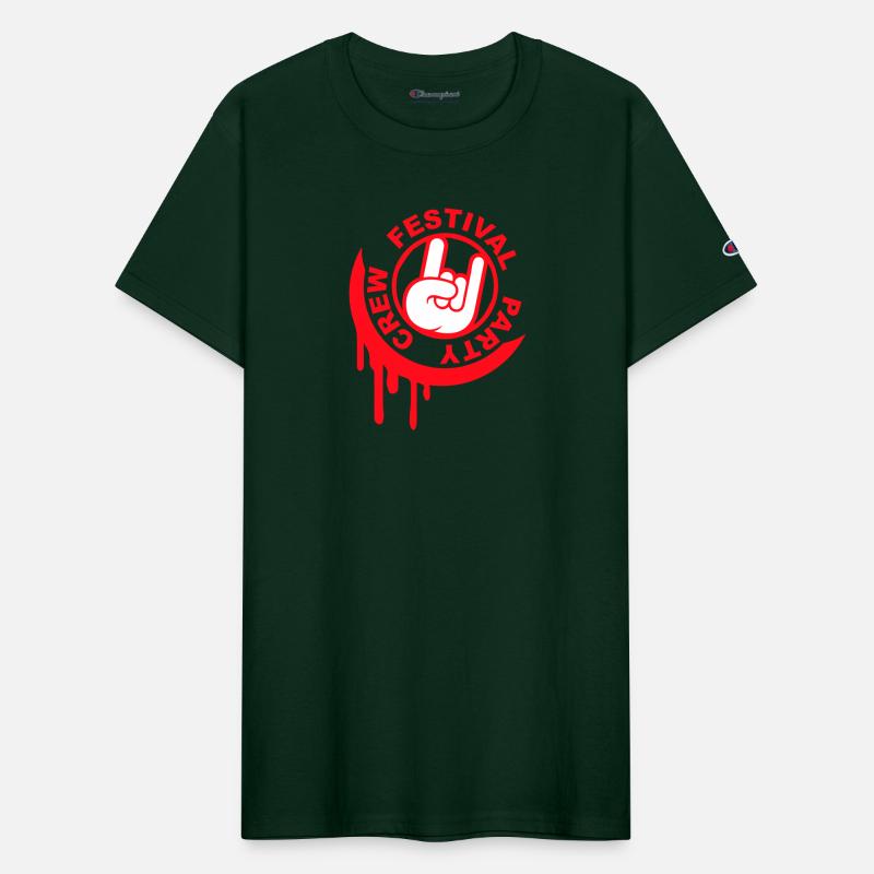 Festival party crew graffiti metal hand gesture