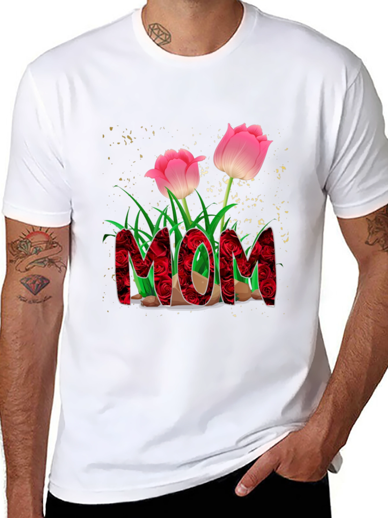 Floral Mom Graphic T-Shirt