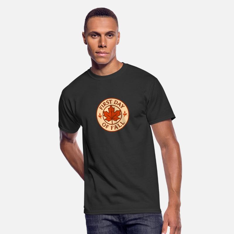 First Day of Fall Leaf Emblem