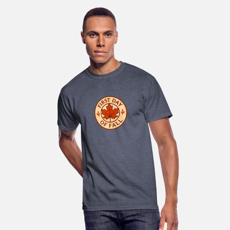 First Day of Fall Leaf Emblem