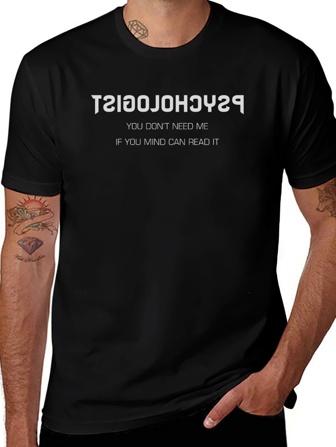 Psychologist Mind Reader Funny Graphic T-Shirt