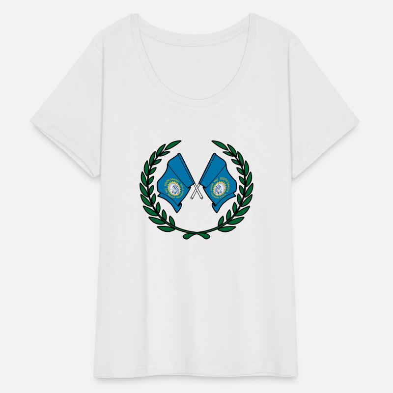 Flags USA South Dakota in laurel wreath