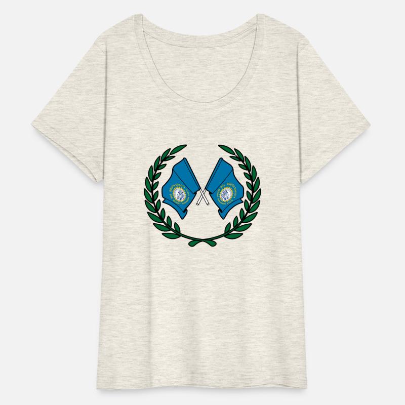 Flags USA South Dakota in laurel wreath