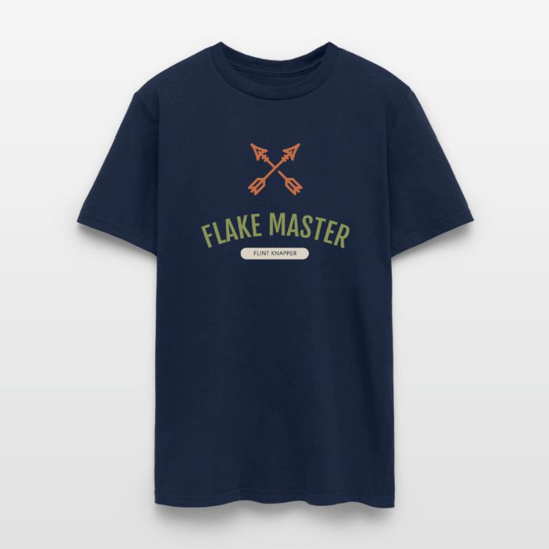 Flake Master, Flint Knapper Knapping