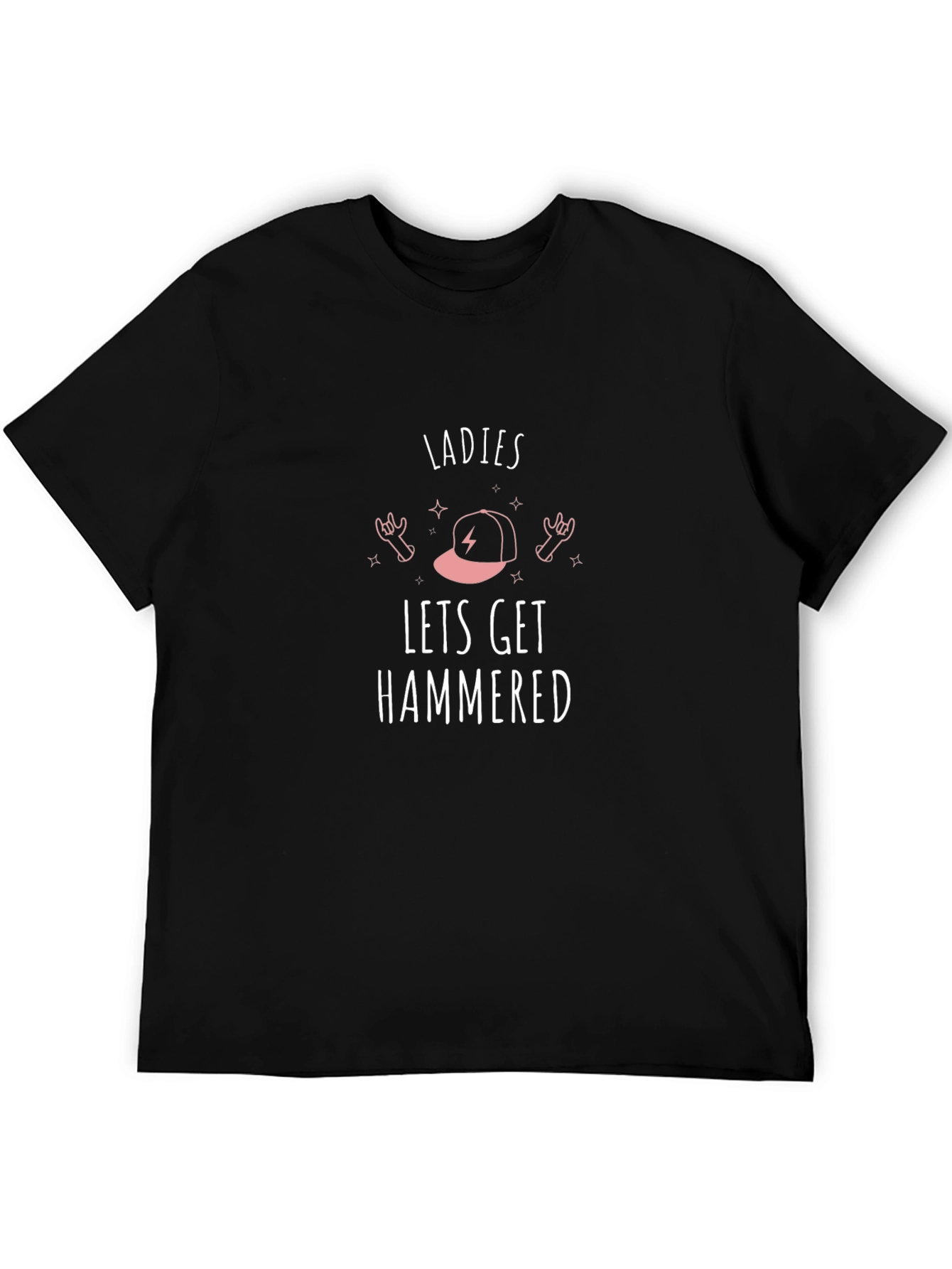 Ladies Lets Get Hammered Graphic Tee