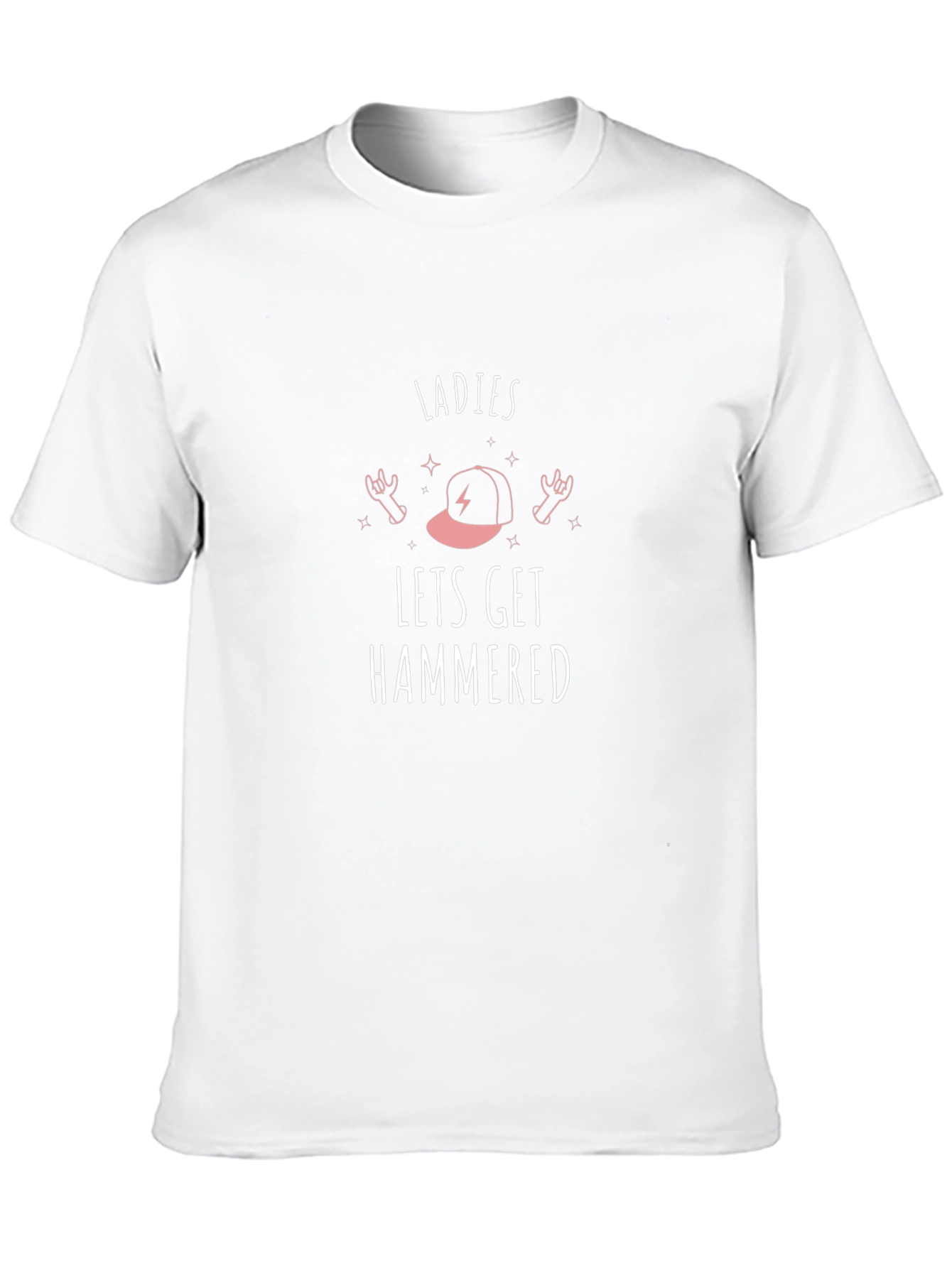 Ladies Lets Get Hammered Graphic Tee