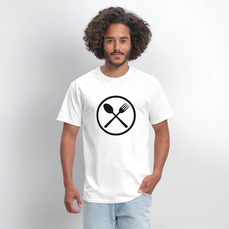Fork and spoon crossed icon 01