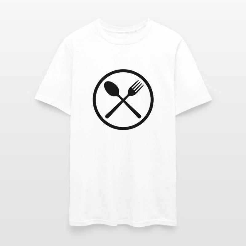 Fork and spoon crossed icon 01
