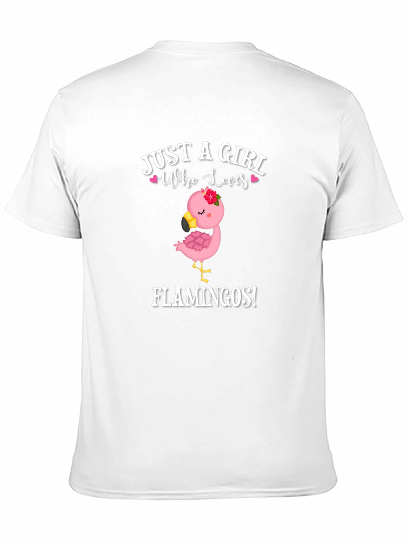 Girl Who Loves Flamingos T-Shirt