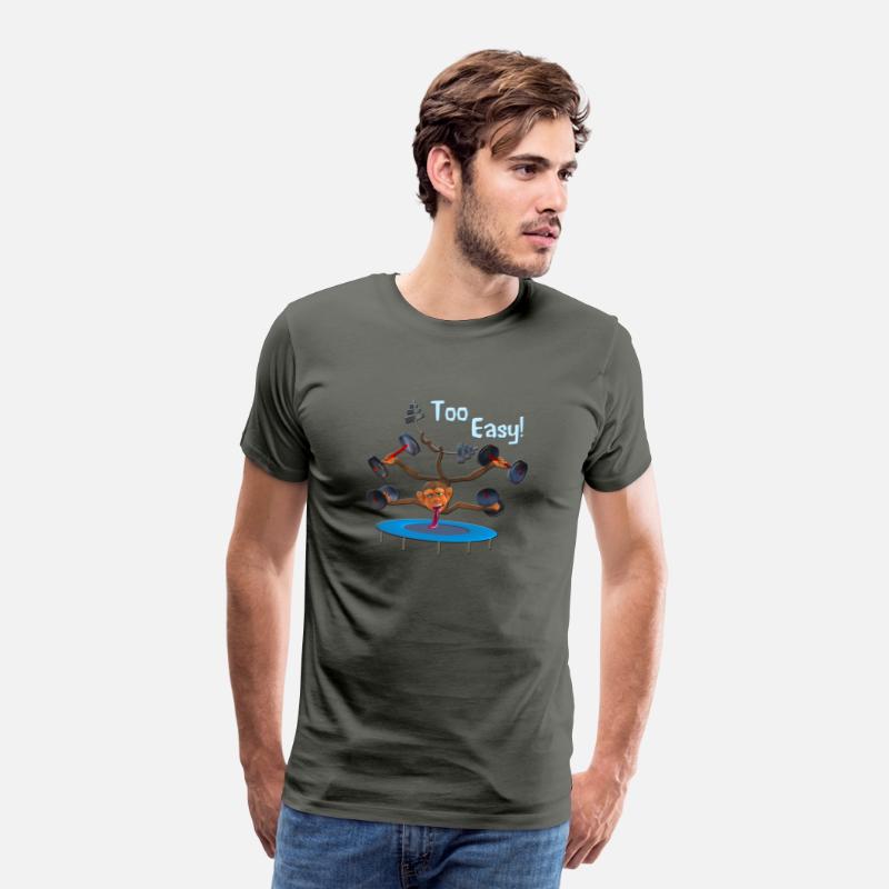 Funny Monkey Gym Wear Tshirt Motivational