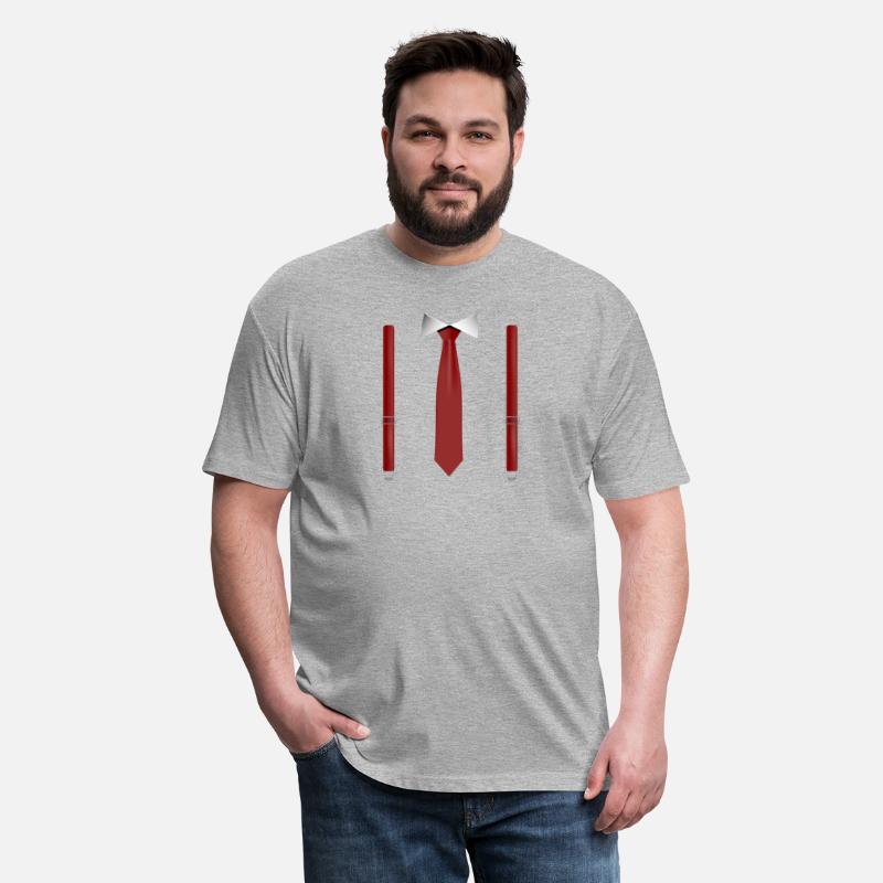Funny Red Tie with Suspenders Perfect Wedding