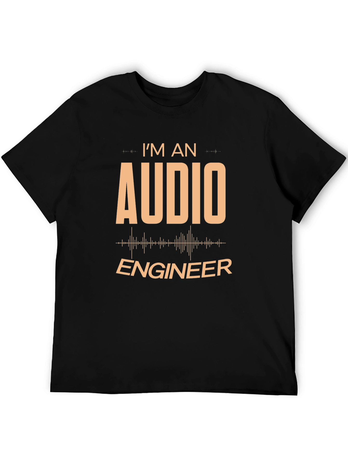 Audio Engineer T-Shirt - Black Graphic Tee