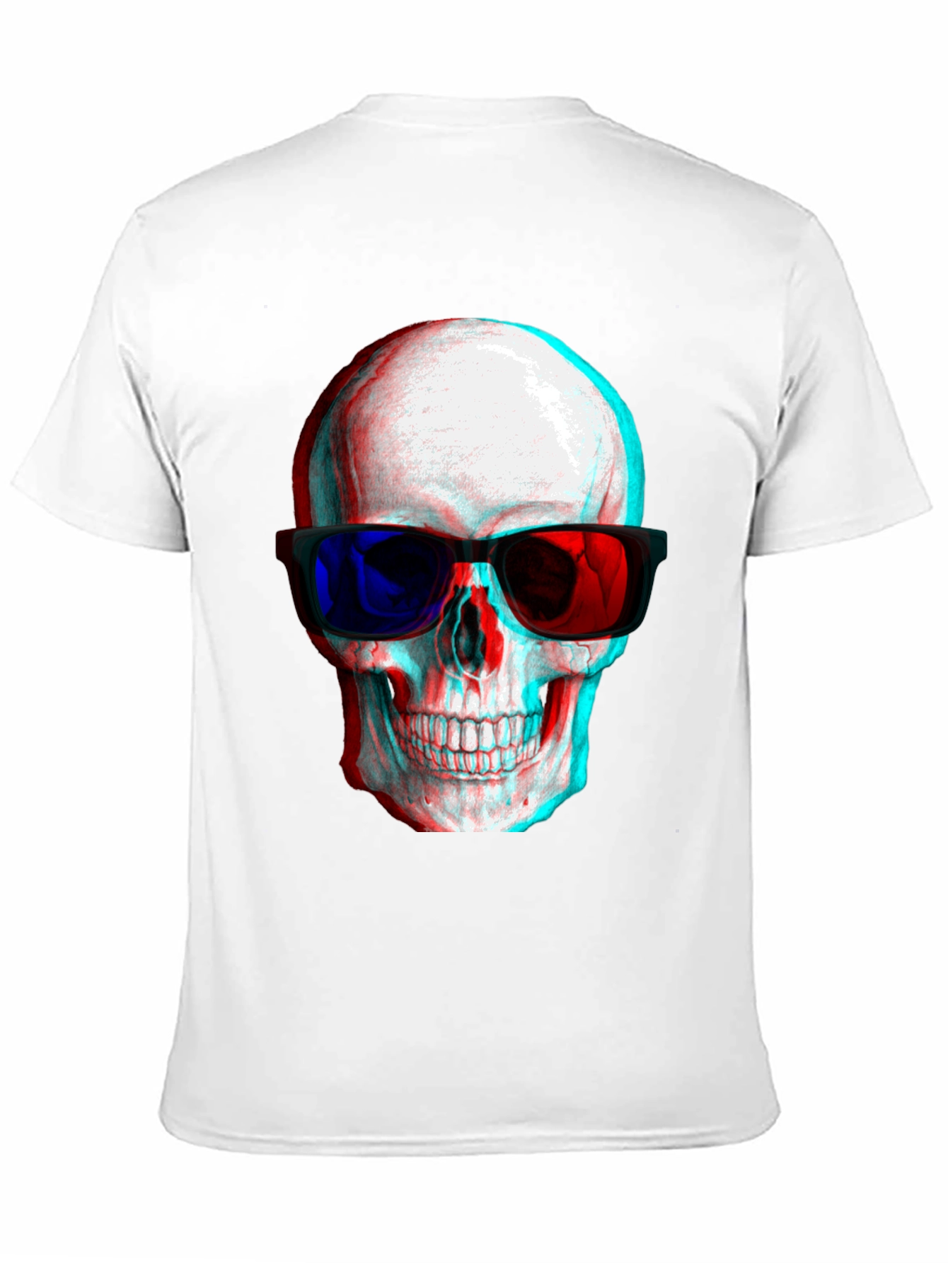 3D Skull Graphic Tee