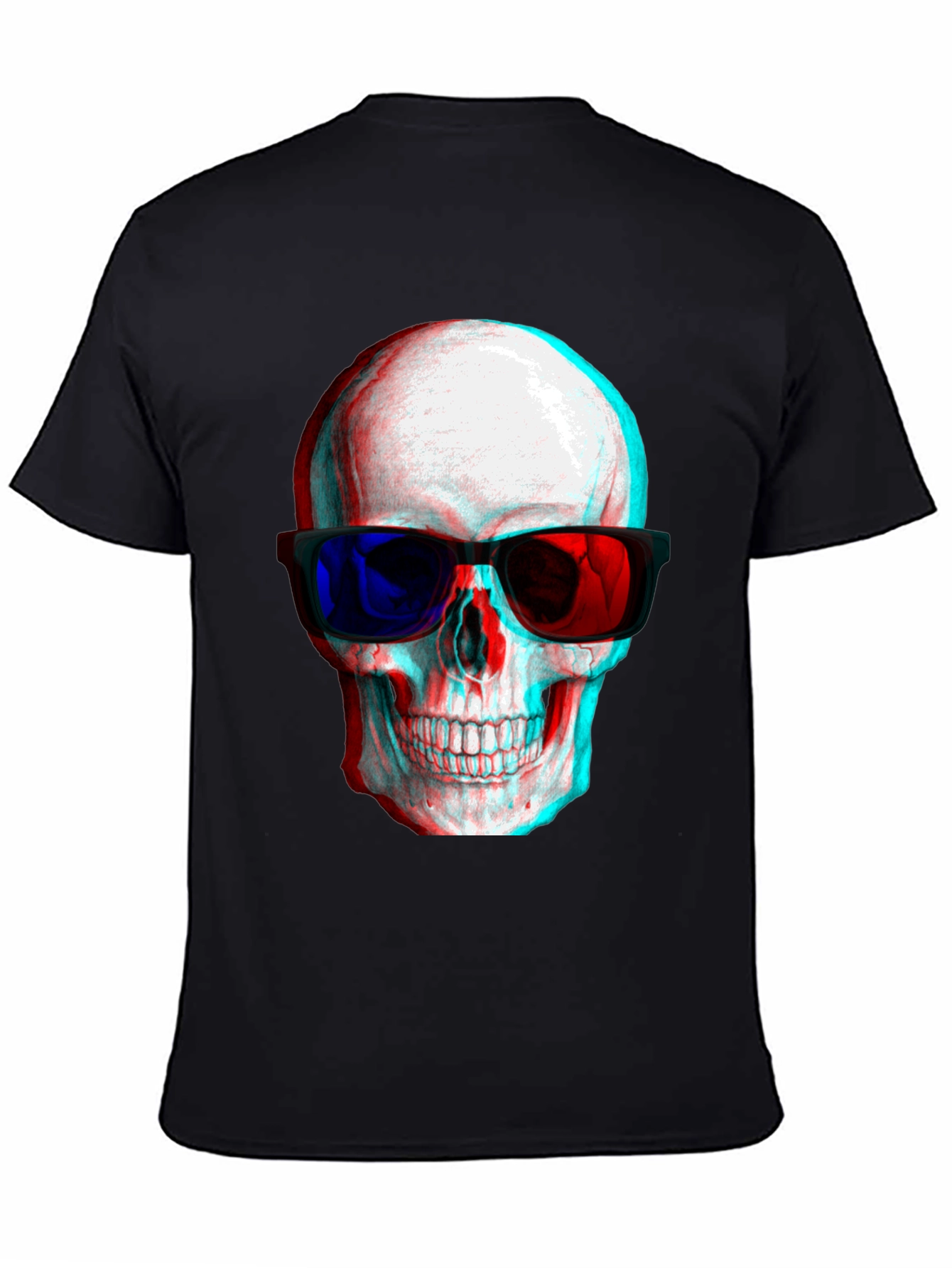 3D Skull Graphic Tee