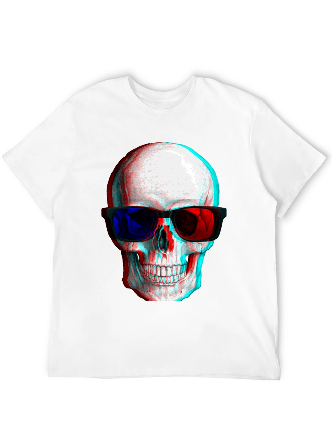 3D Skull Graphic Tee