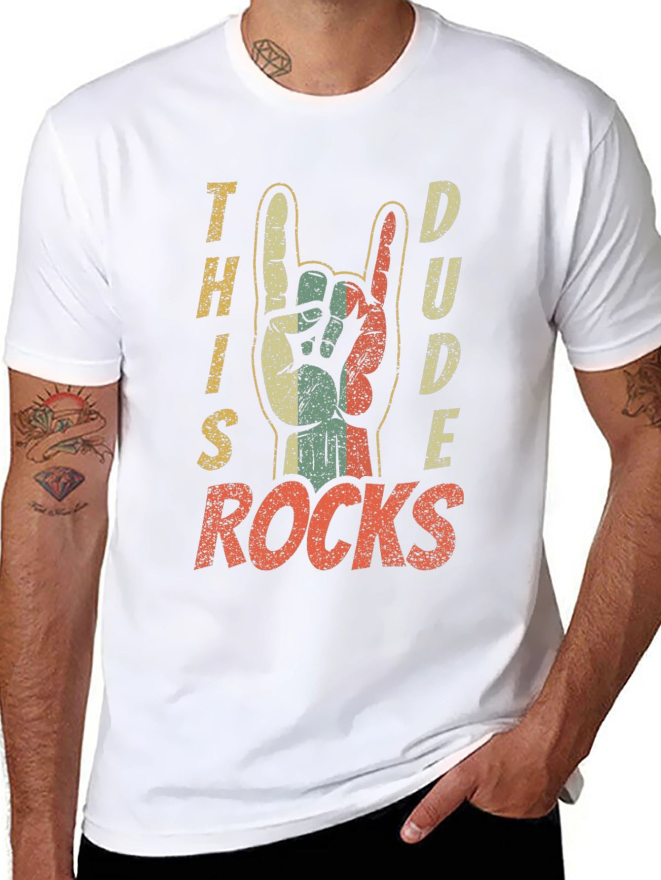 This Dude Rocks Graphic Tee