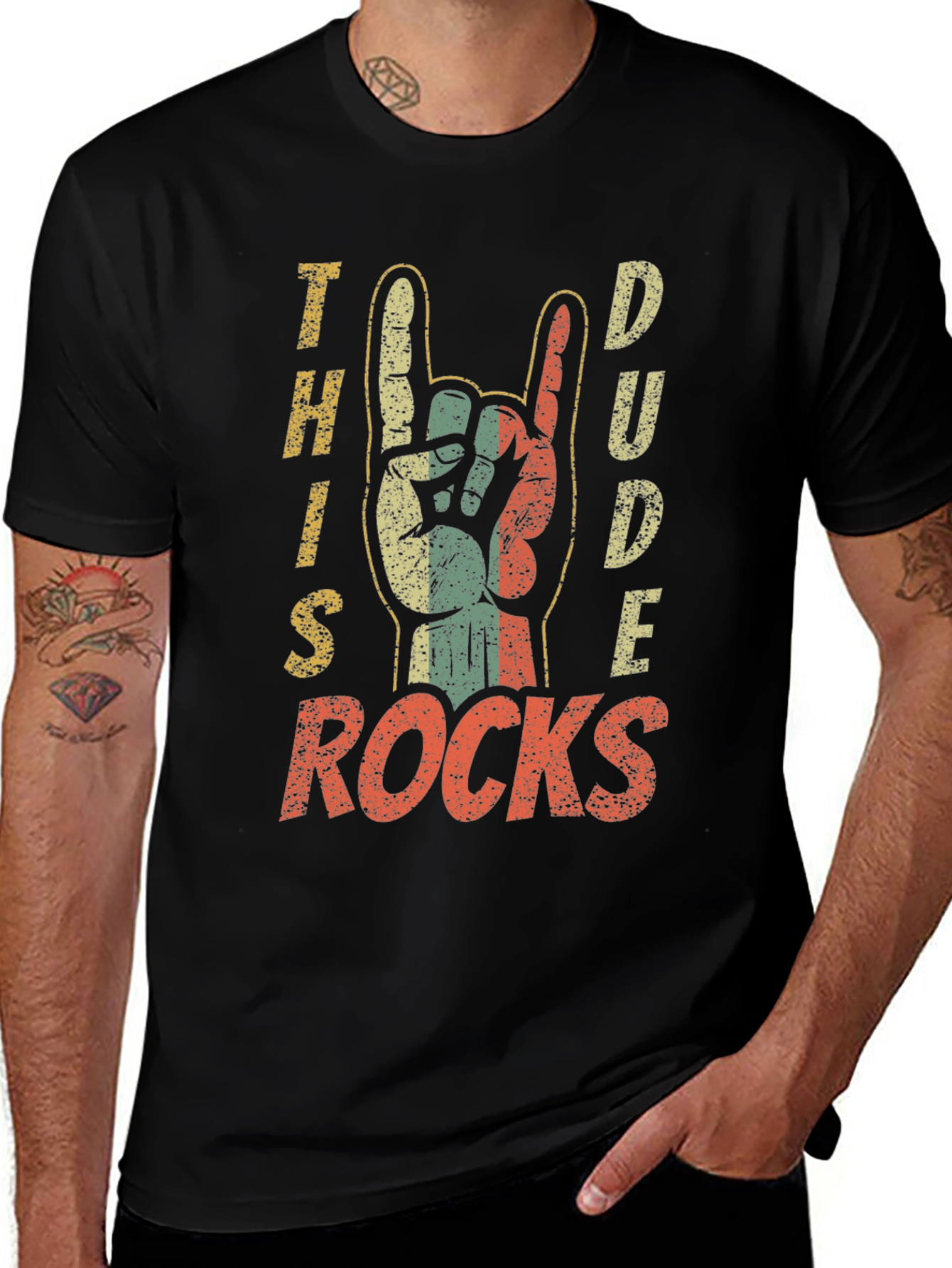 This Dude Rocks Graphic Tee