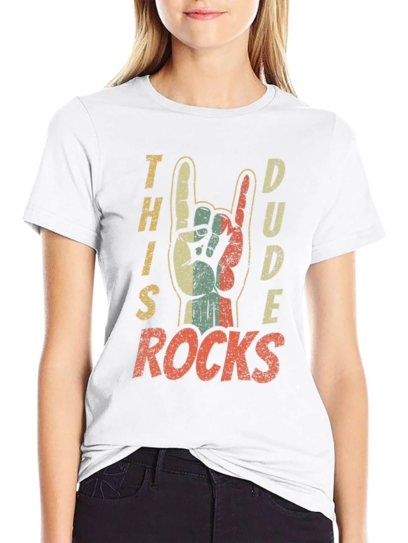 This Dude Rocks Graphic Tee